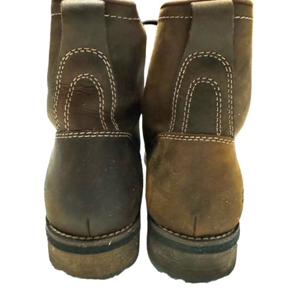 Skechers Womens Laramie Brown lace up Boots Size 7.5 NEW Has some scuff marks - Picture 5 of 16